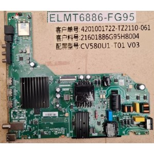 KOGAN KALED58RT9220SVA MAIN BOARD ELMT6886-FG95 21601886G95H8004